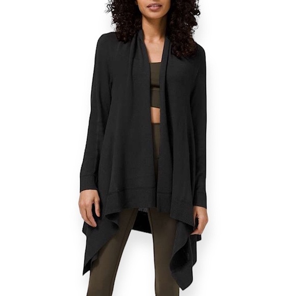 lululemon athletica Sweaters - Lululemon Cashlu Reversible Knit Wrap Cardigan